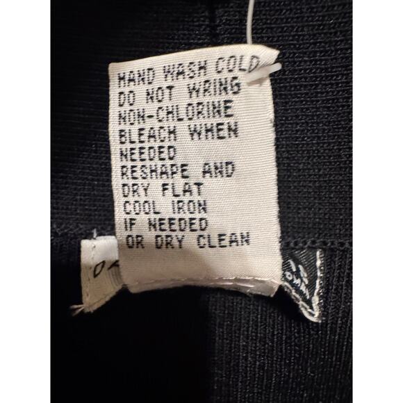 Dane Lewis Black Cardigan White Embroidered Floral Women's Plus Size 3X - Picture 5 of 9